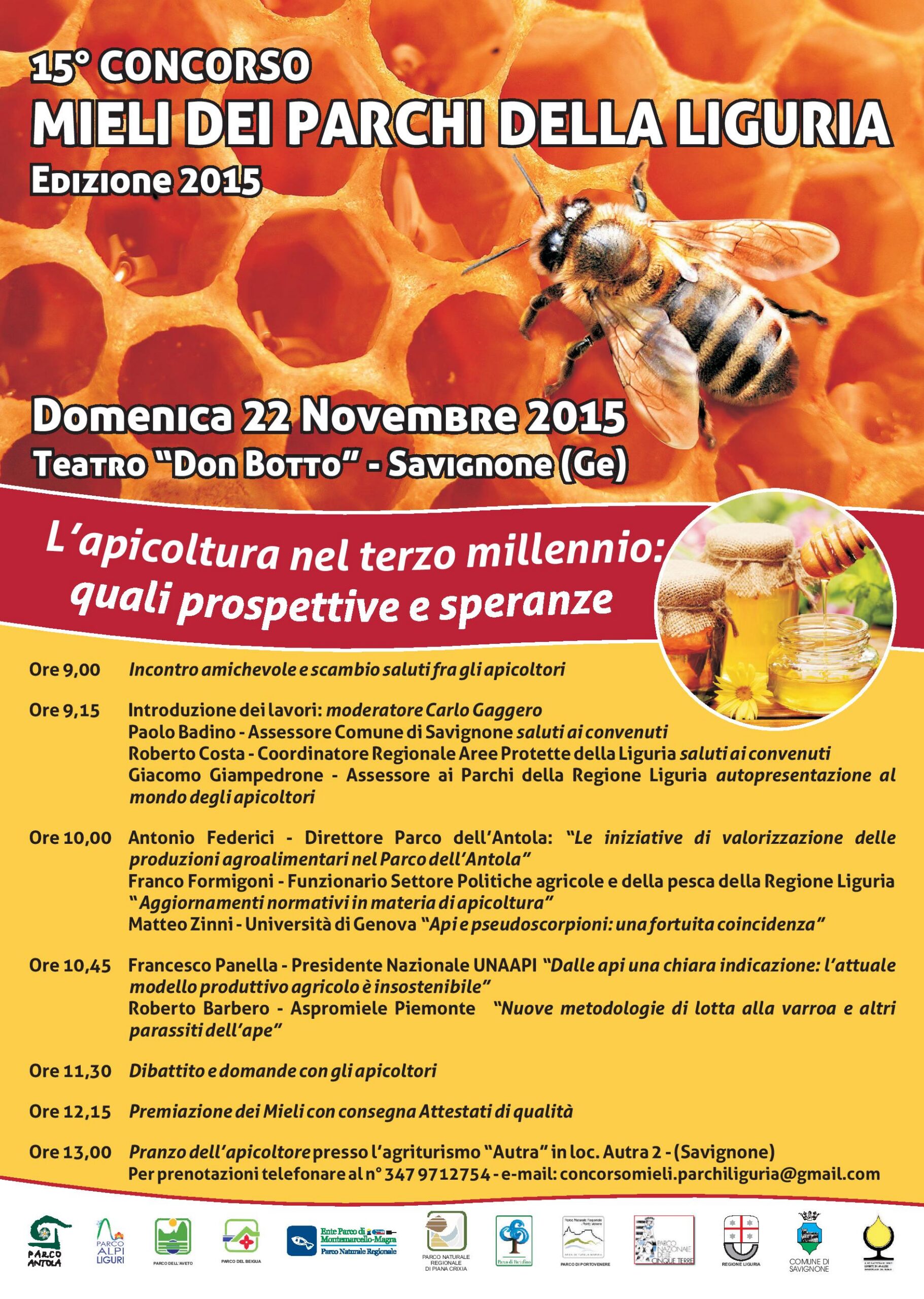 Premiazione e Convegno Mieli dei Parchi 2015