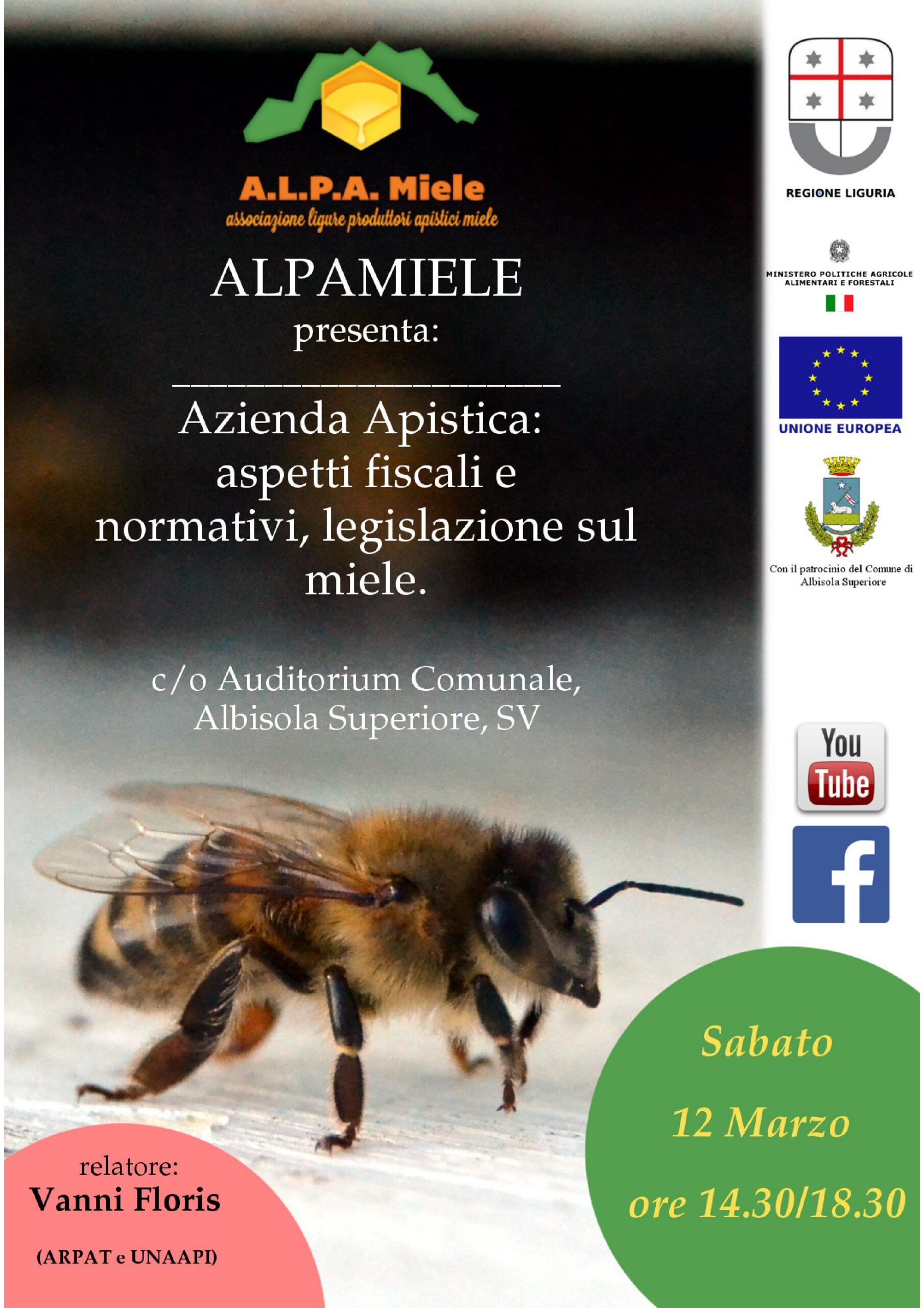 La settimana di ALPA Miele 7-13/3/16