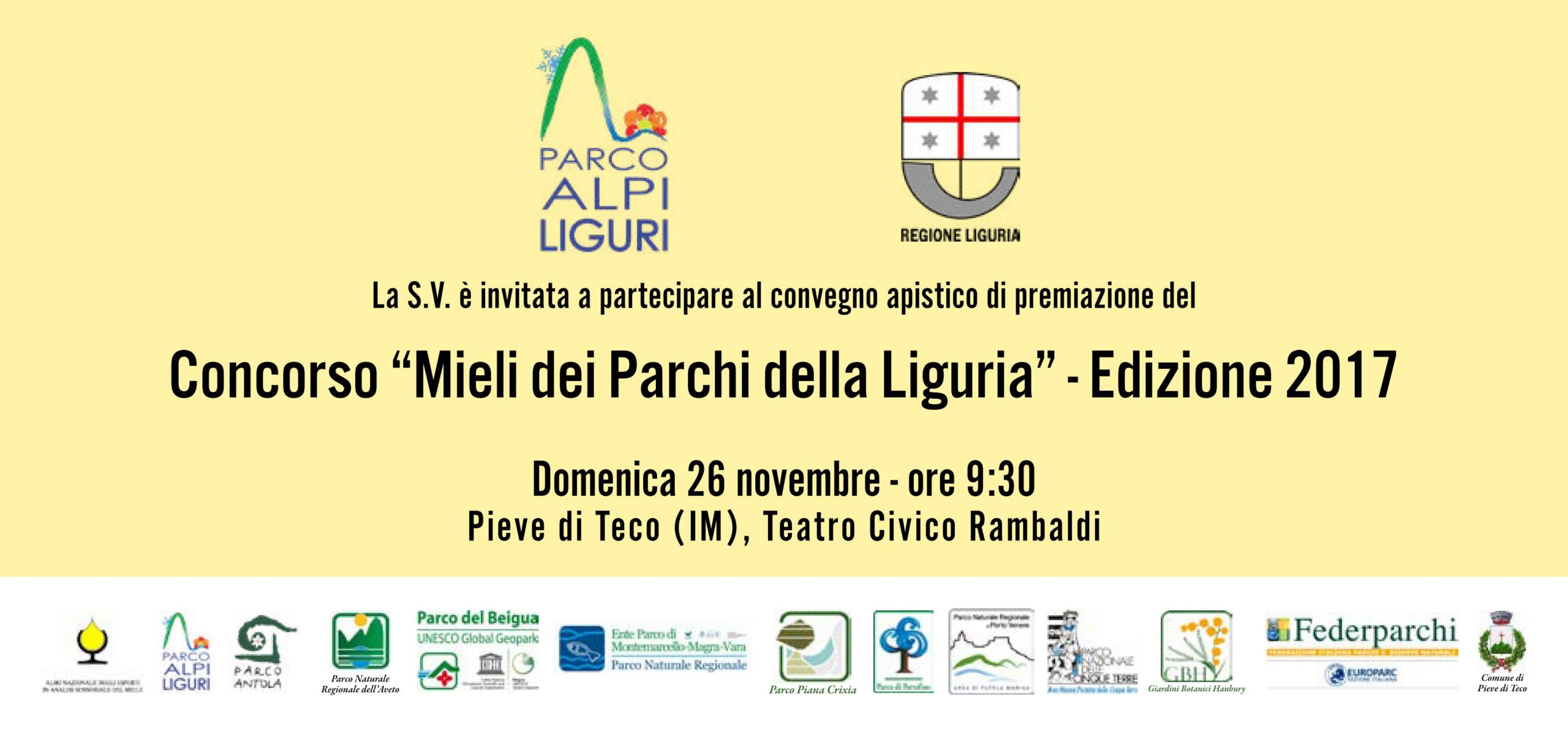 Mieli dei parchi, edizione 2017