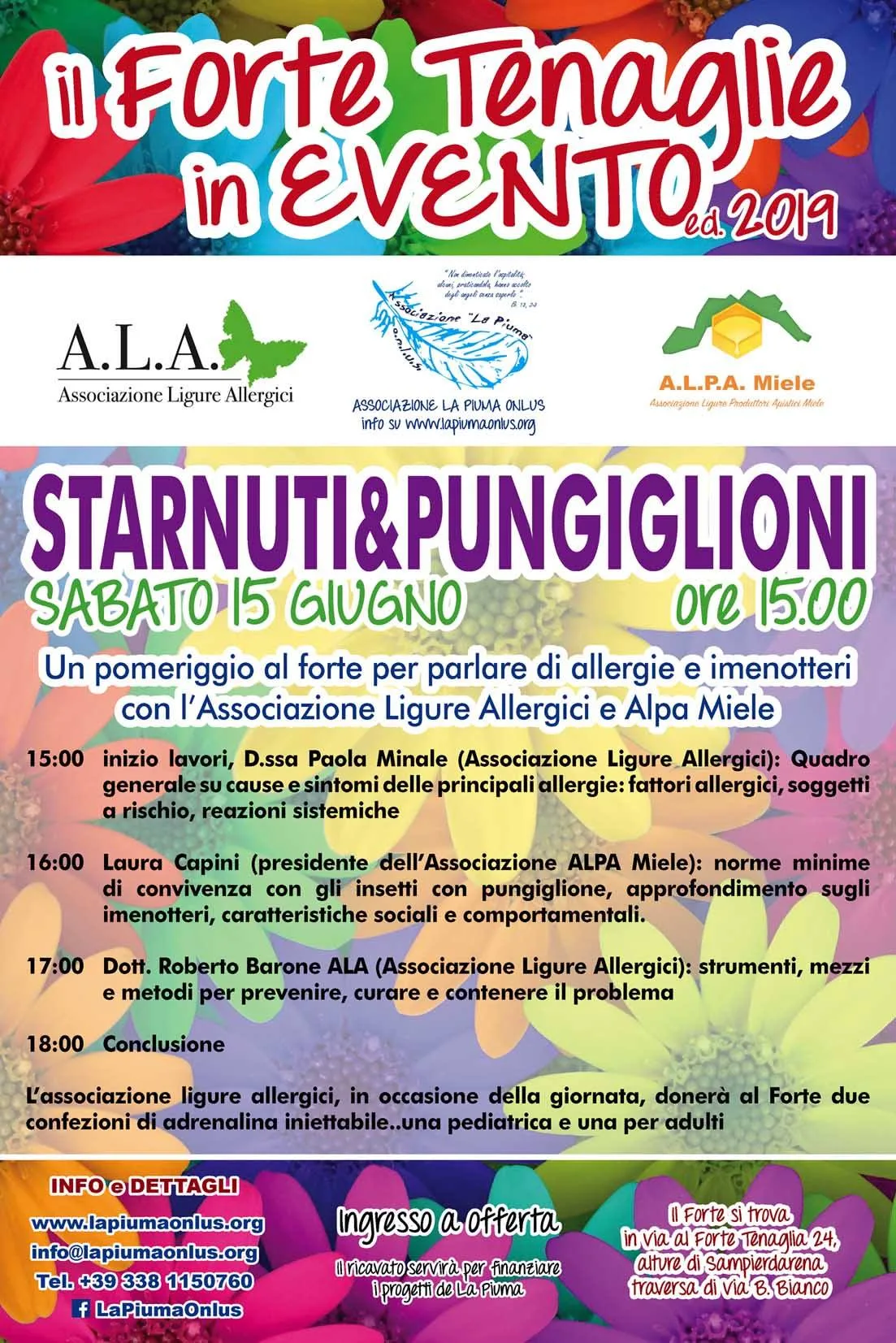 starnuti e pungiglioni 2019
