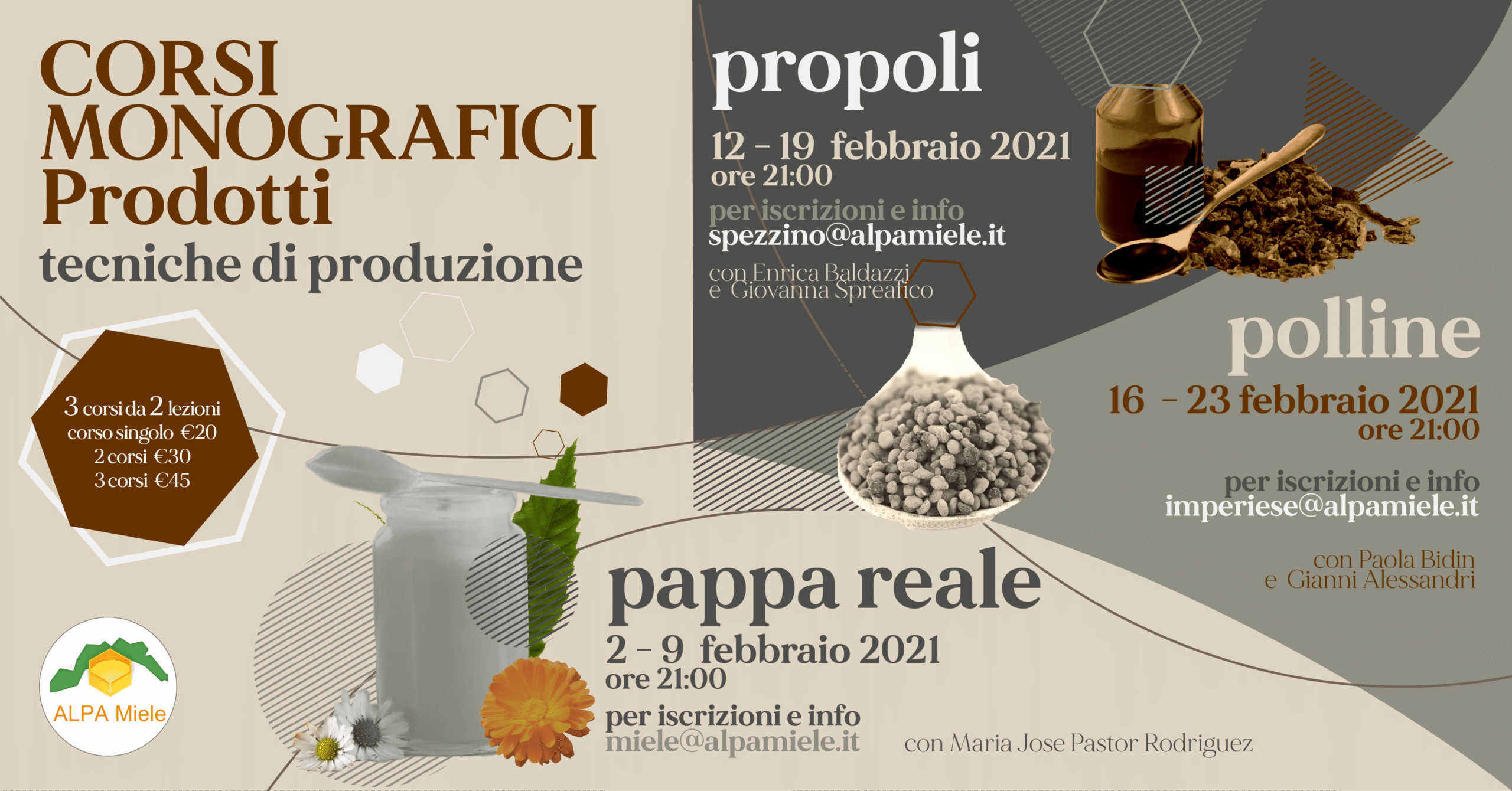 Corsi Monografici Prodotti dell’Alveare
