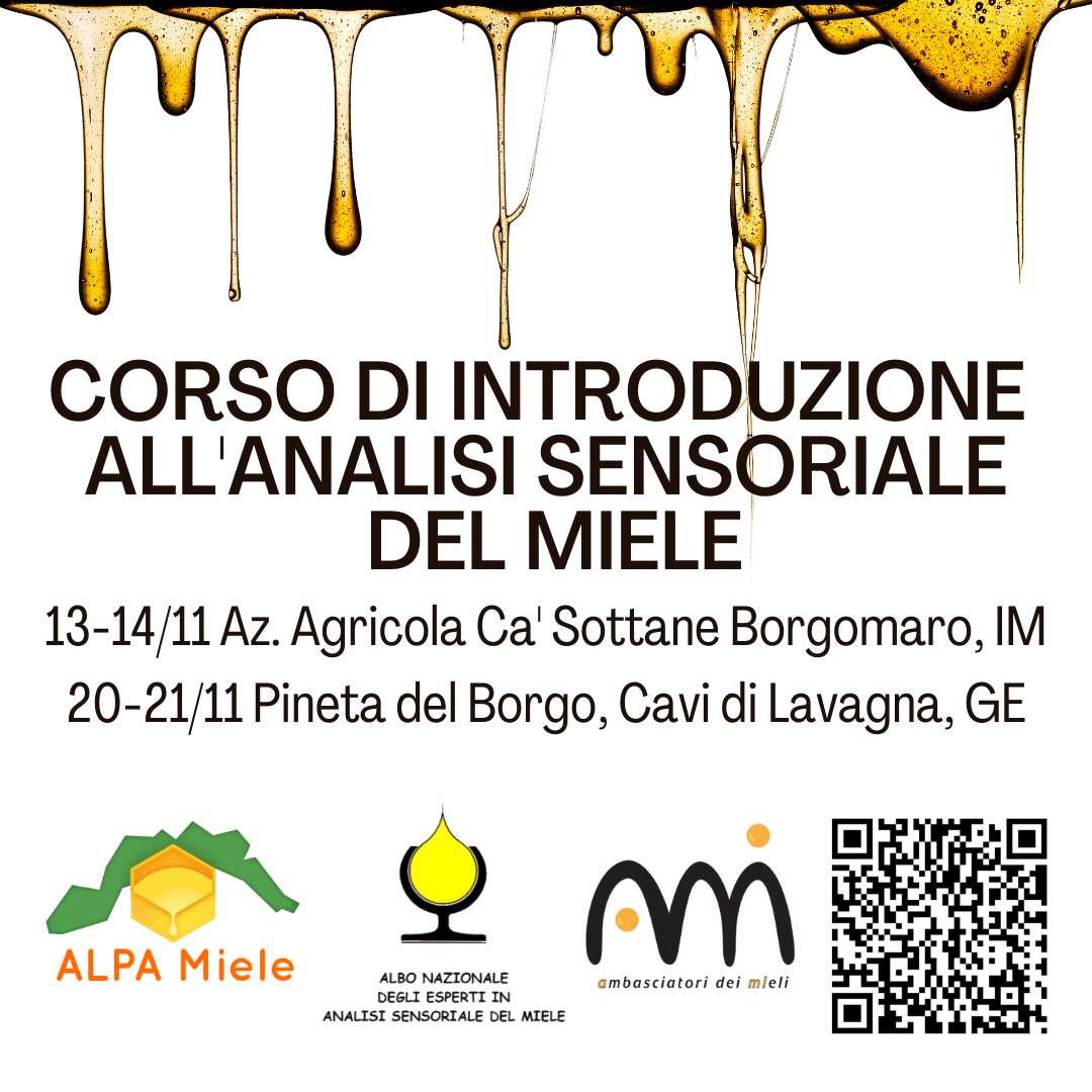 Corso di Introduzione all’Analisi Sensoriale del Miele