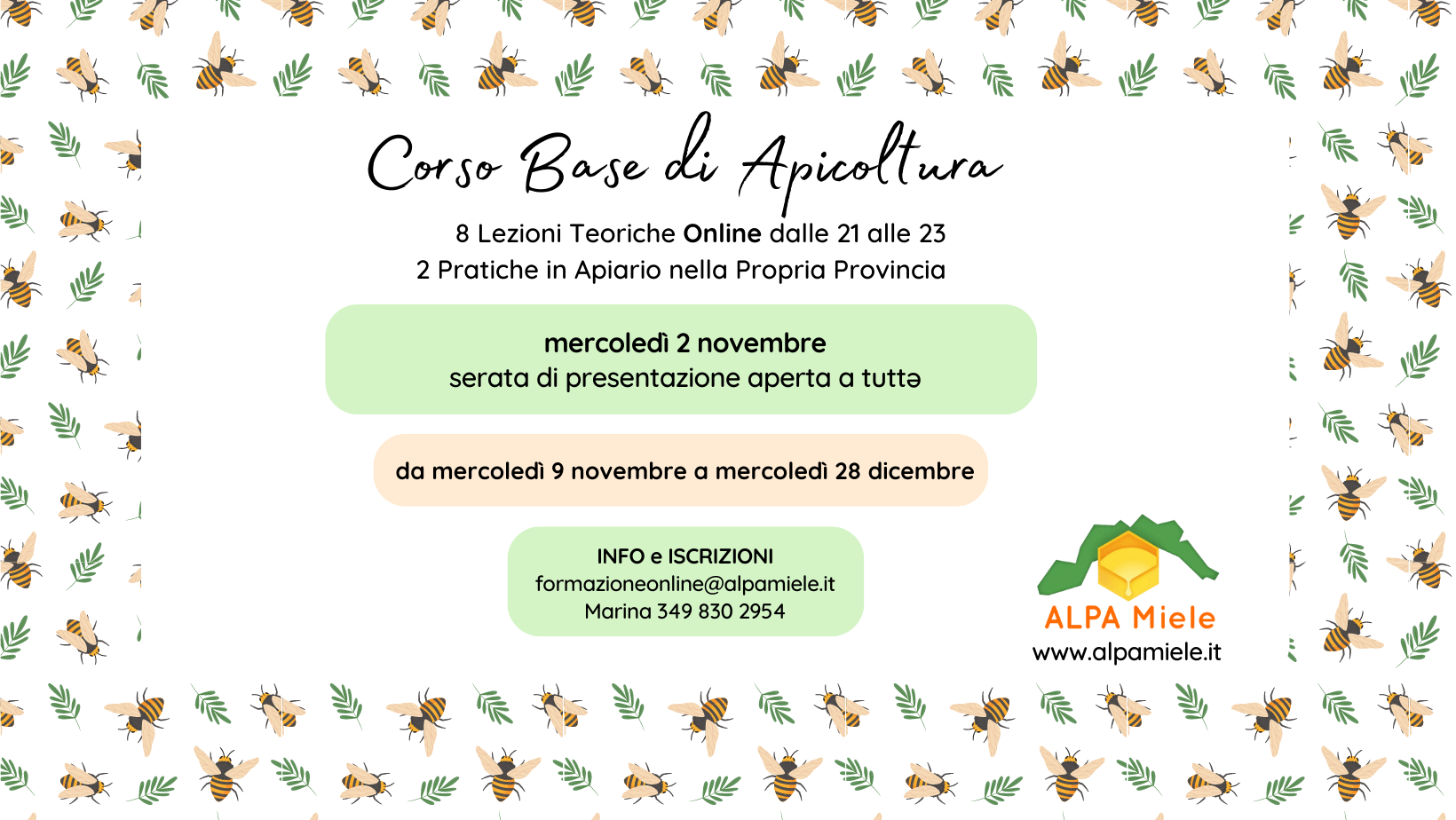 Corso Base Regionale Online Novembre 2022