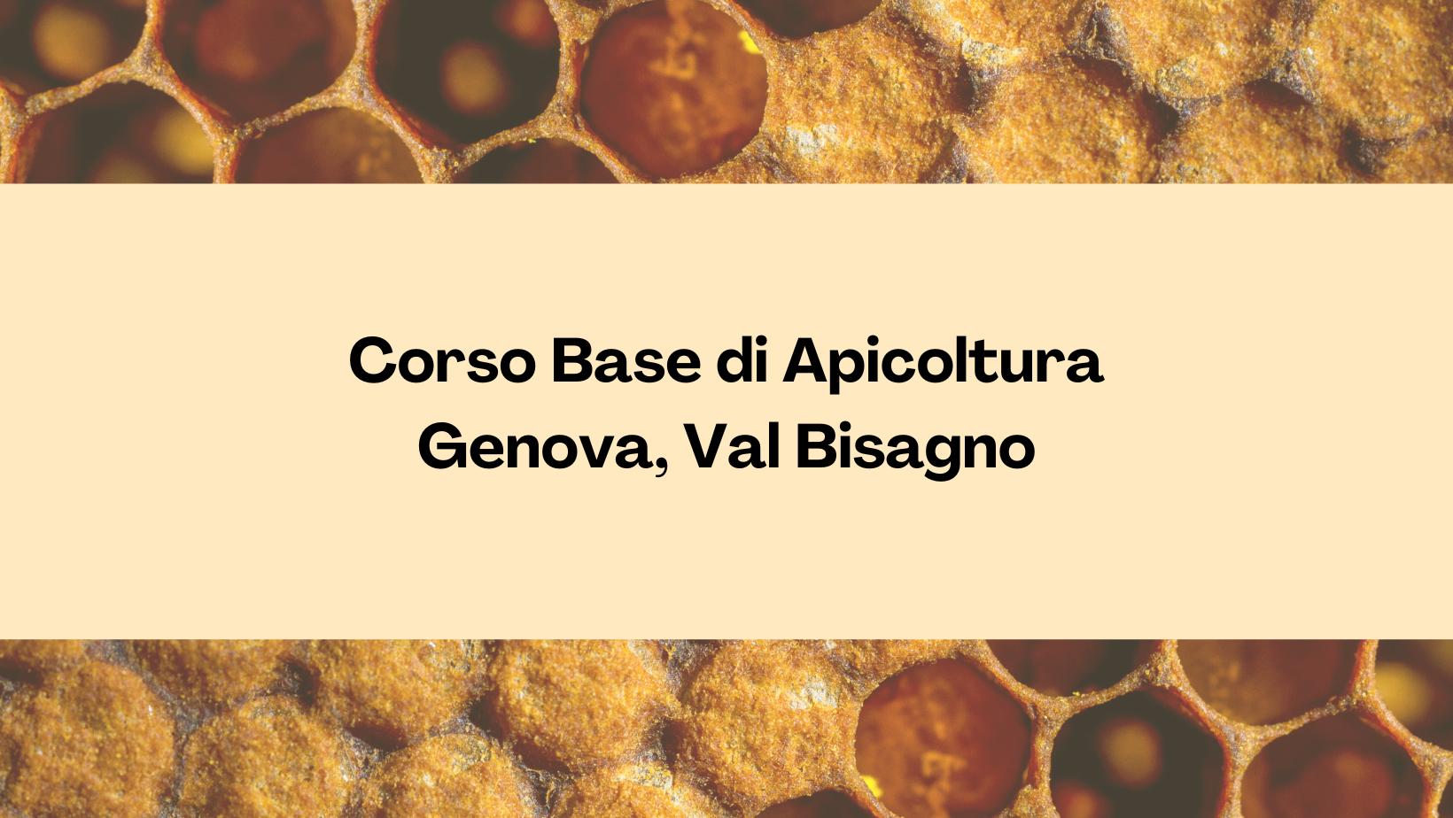 Corso Base di Apicoltura a Genova