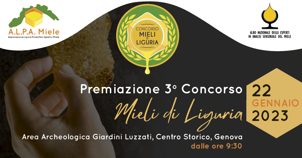 Premiazione 3° Concorso Mieli di Liguria