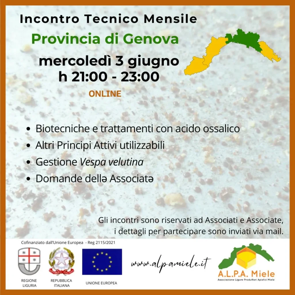 incontro tecnico genova giugno alpa 2026
