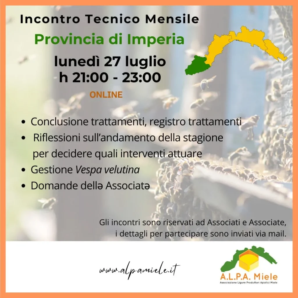 incontro tecnico imperia luglio alpa 2026