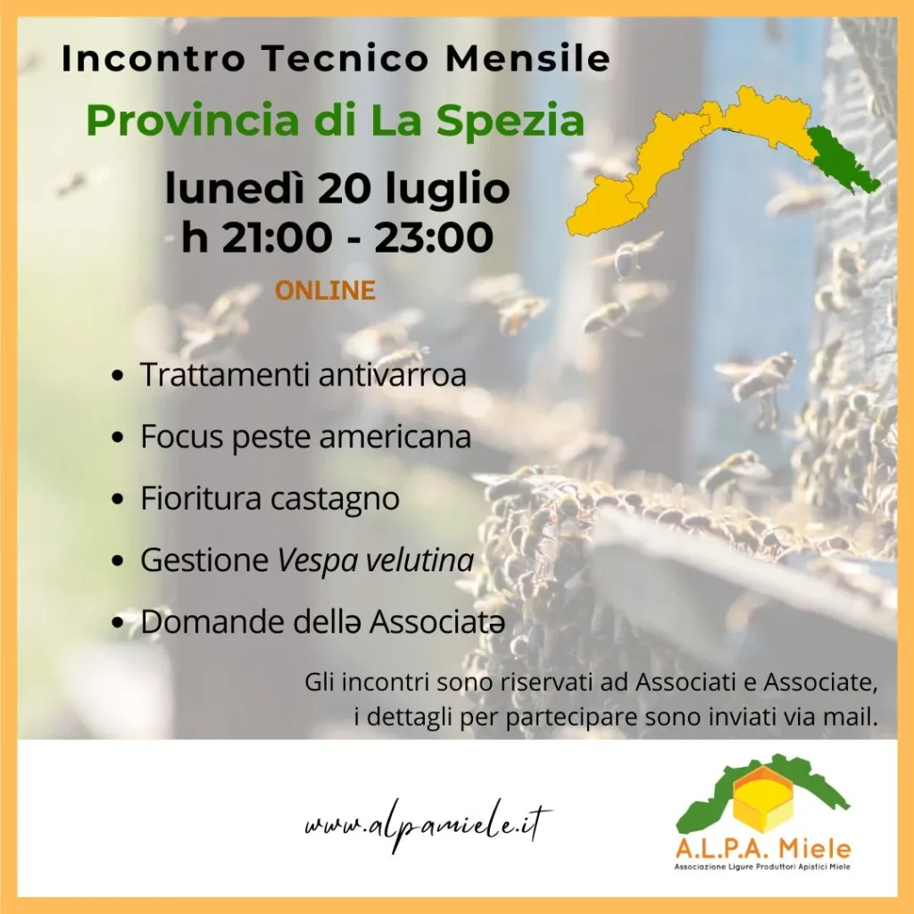incontro tecnico la spezia luglio alpa 2026