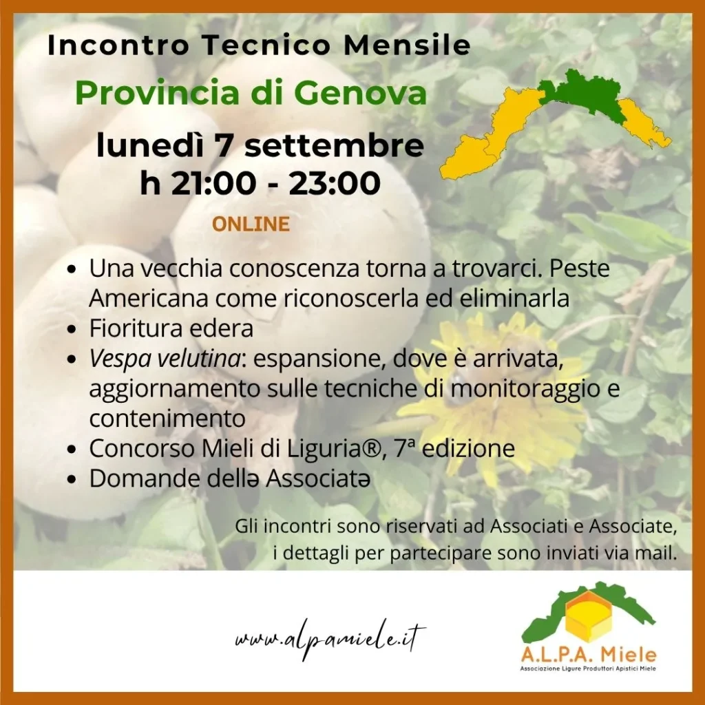 incontro tecnico genova settembre alpa 2026